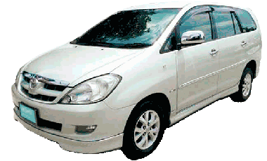 Thailand Bangkok Airport Private taxi transfer service with Fortuner