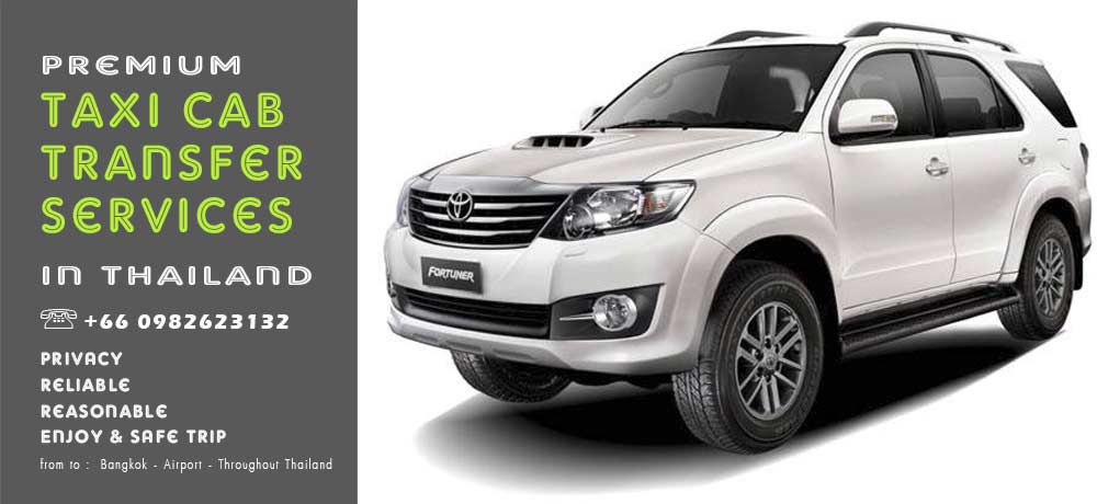 Fortuner SUV Private Taxi Limo Cab Transfer Service Bangkok 